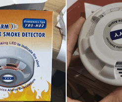 Đầu báo khói quang điện báo cháy độc lập , tuổi thọ pin 5 năm