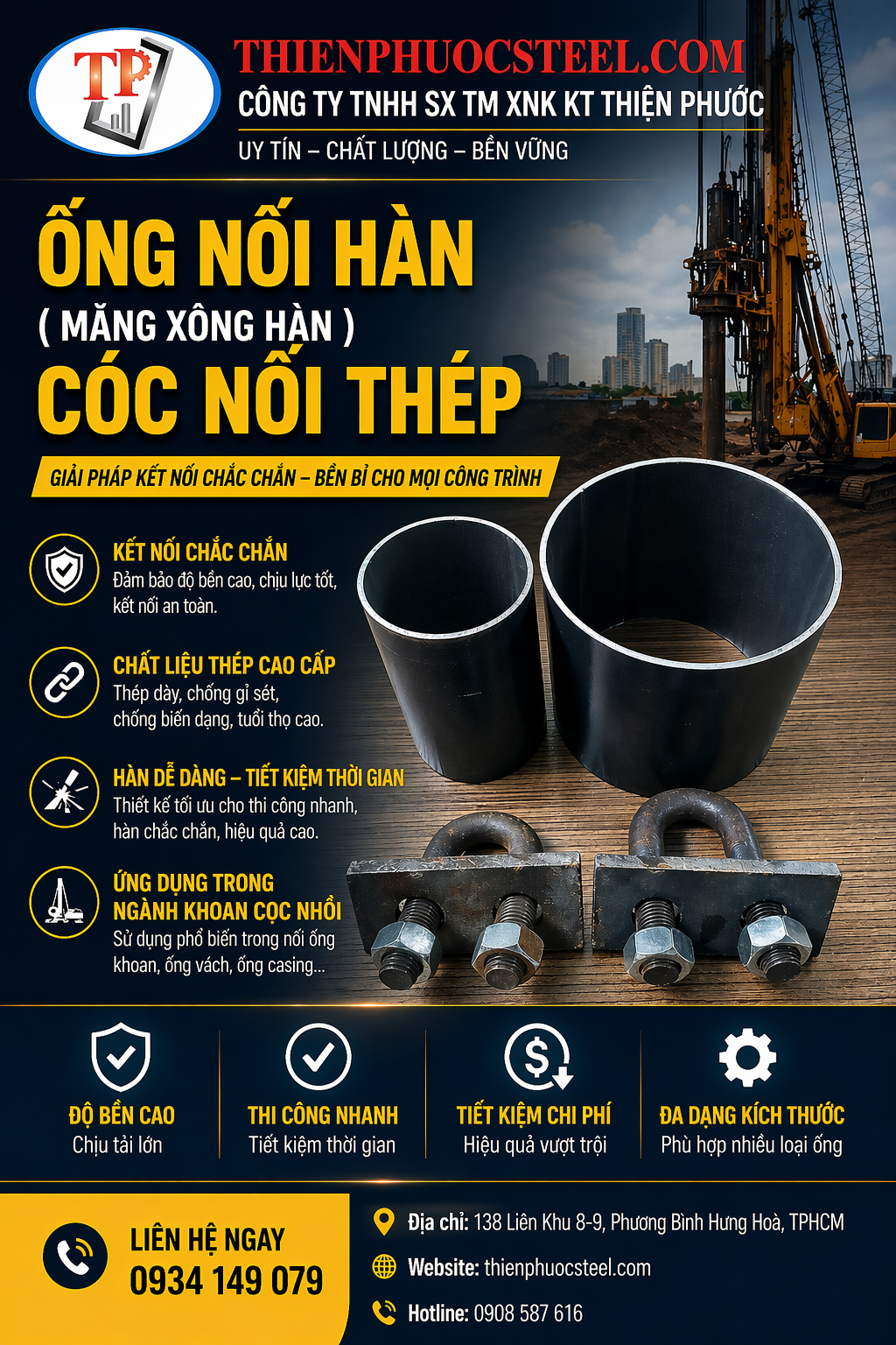 GIẢI PHÁP KẾT NỐI THÉP CHẤT LƯỢNG – TỐI ƯU CHI PHÍ CHO MỌI CÔNG TRÌNH